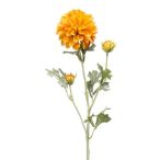Dahlia spray 68cm - Sárga/narancs