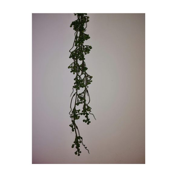 Bogyós szőlő ág csüngő x3 75 cm - Zöld