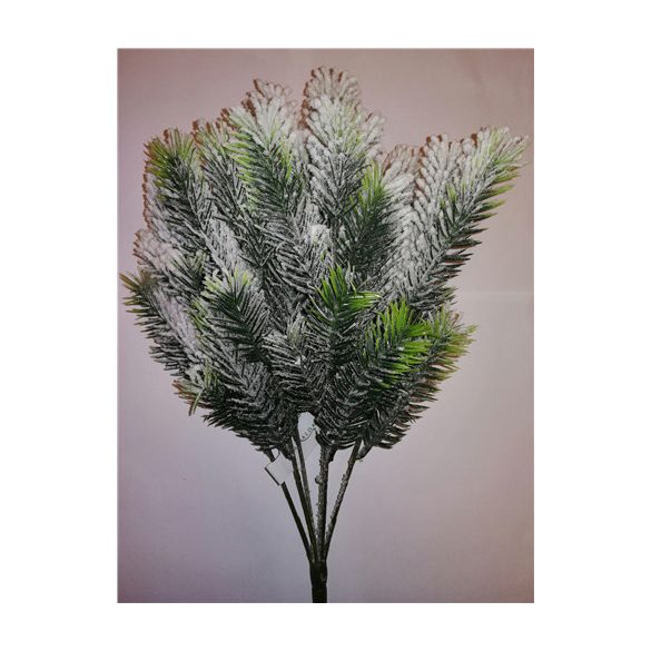 Pine bush w snow 38 cm