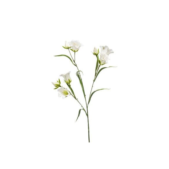 Campanula spray 65cm - Fehér