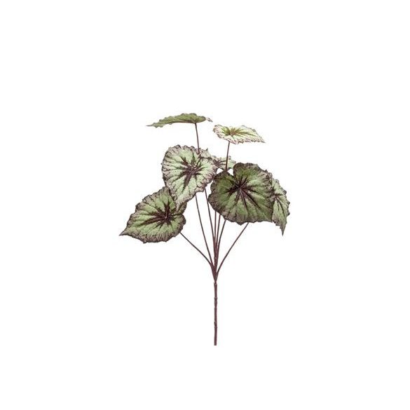 Begonia leaves spray 60cm - Szürke/lila