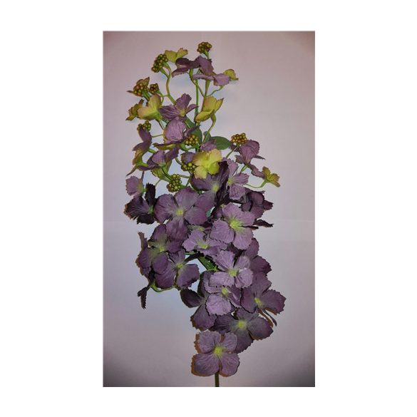 Hydrangea vine spray 85cm - Lila/zöld
