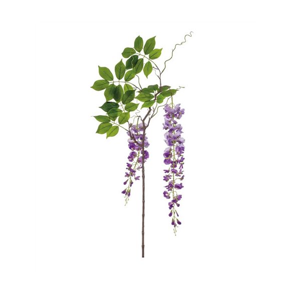 Wisteria branch 145cm - Lila