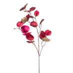 Eucalyptus spray metallic 82cm - Piros