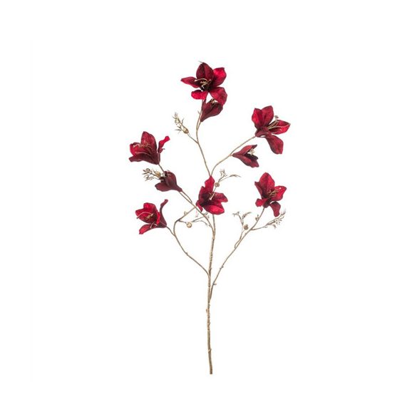 Bauhinia ág 114 cm - Piros/arany