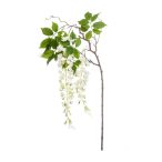 Wisteria branch 145cm - Fehér