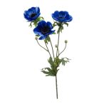 Anemone spray x3 75cm - Kék