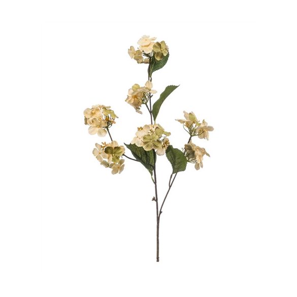 Hydrangea spray x3 81cm - Sárga