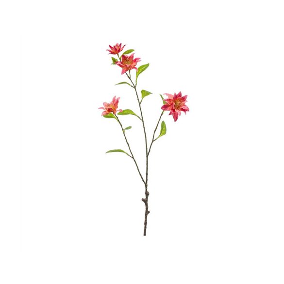 Clematis branch 75cm - Pink
