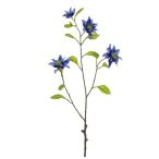 Clematis branch 75cm - Kék
