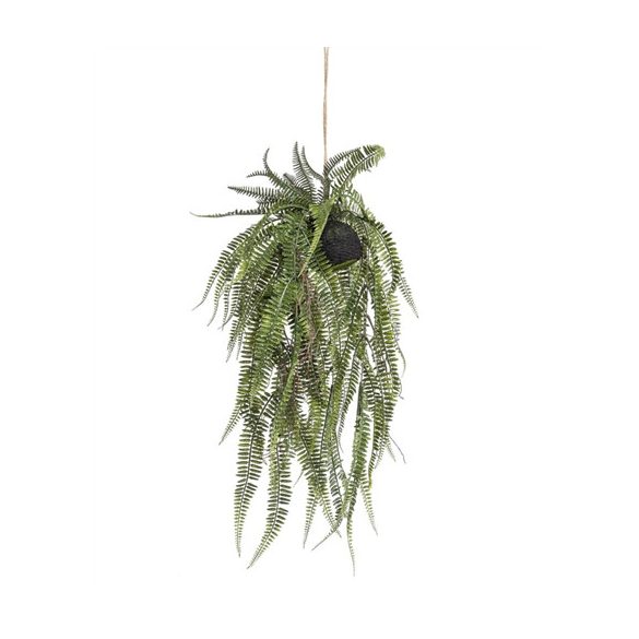 Fern bush hanging on ball 70cm
