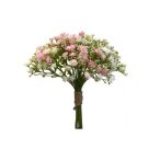 Gypsophilia csokor 23cm - Fehér/rózsaszín