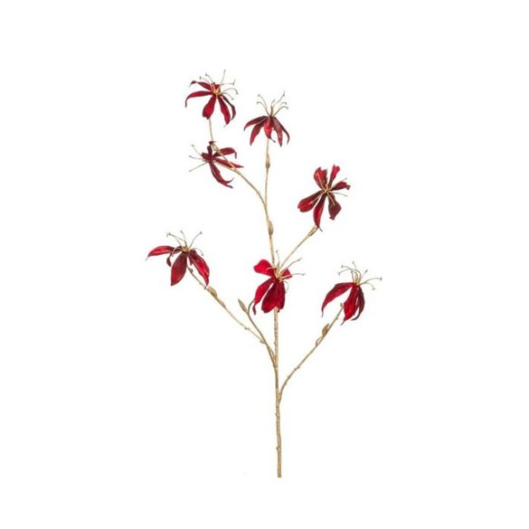 Gloriosa spray 110cm - Piros