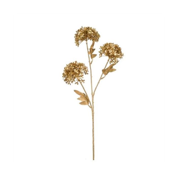 Viburnum spray x3 65cm - Arany