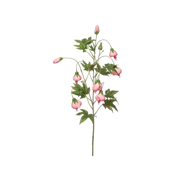 Abutilon ág 100cm - Rózsaszín