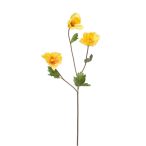 Poppy spray 70cm - Sárga