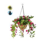 Fuchsia függő kosárban UV álló 45cm - Fukszia
