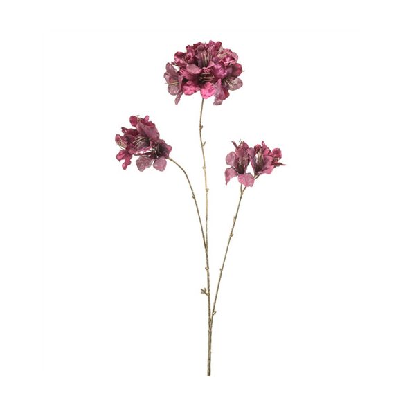 Azalea spray x3 85cm - Bordó