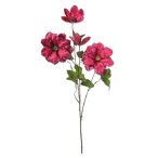 Clematis velvet spray 83cm - Fuchsia