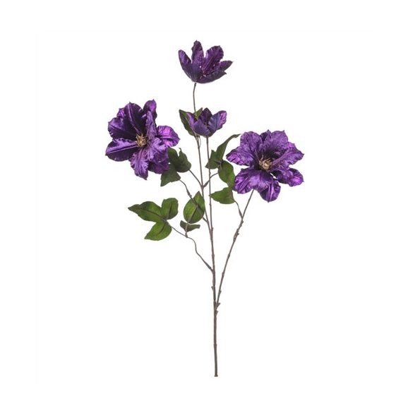 Clematis velvet spray 83cm - Lila
