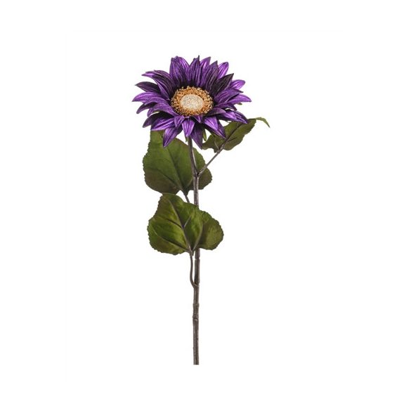 Sunflower velvet spray 78cm - Lila