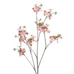 Hydrangea spray 108cm - Krém/rózsaszín