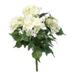 Hydrangea bush 38cm - Fehér