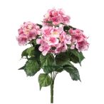 Hydrangea bush 38cm - Rózsaszín