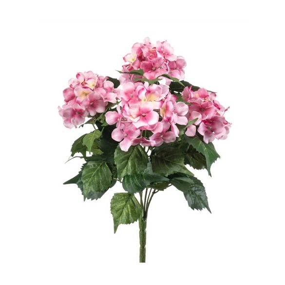Hydrangea bush 38cm - Rózsaszín