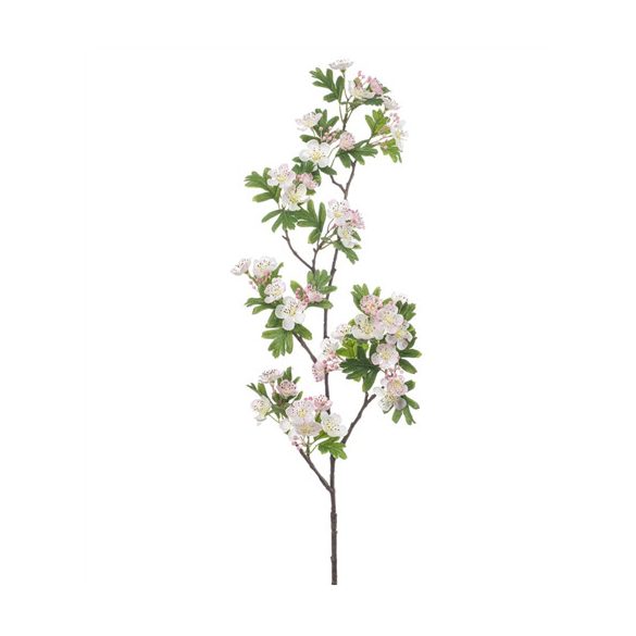 Crataegus spray 95cm - Világos rózsaszín