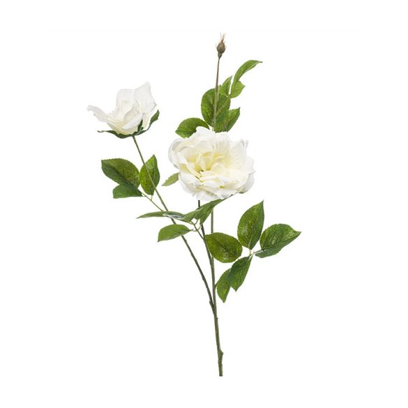Rose liza spray x3 80cm - Fehér