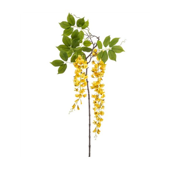 Wisteria branch 145cm - Sárga