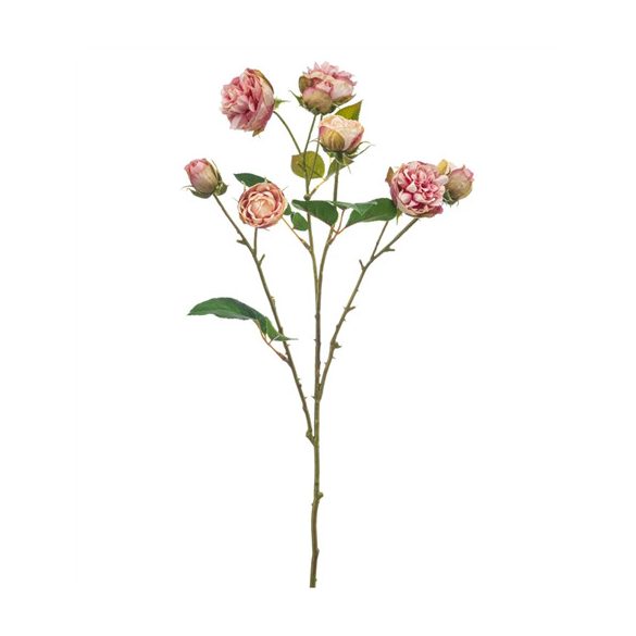 Rose mini spray 65cm - Rózsaszín