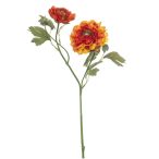 Ranunculus spray 47cm - Narancs