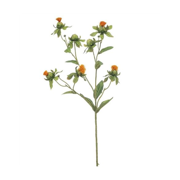 Dandelion spray 73cm - Narancs