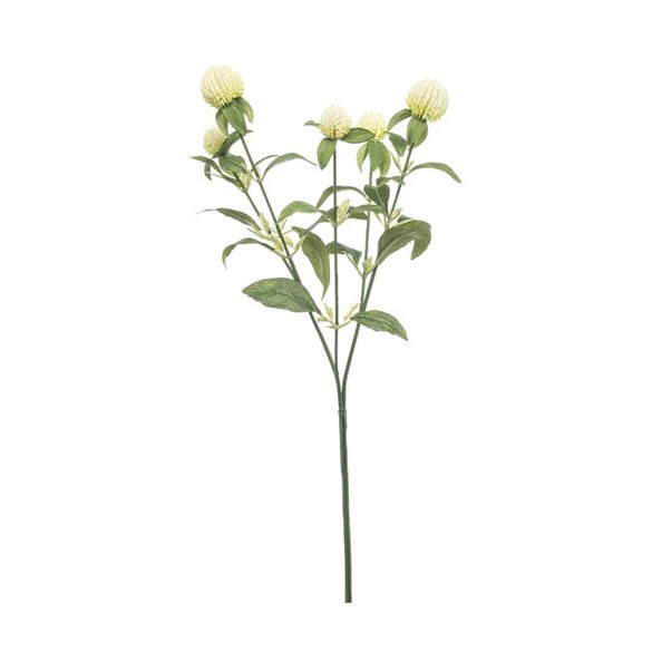 Gomphrena spray 64cm - Krém