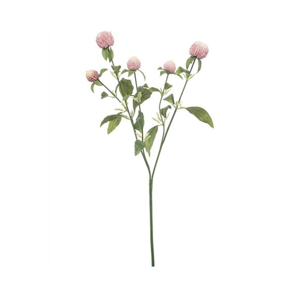Gomphrena spray 64cm - Rózsaszín