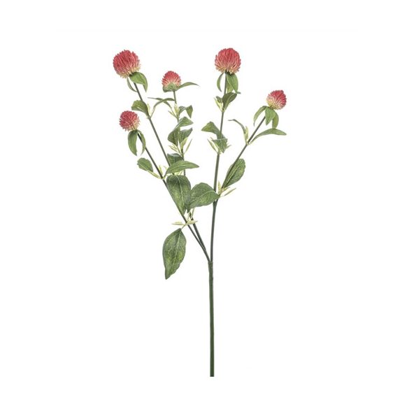 Gomphrena spray 64cm - Piros