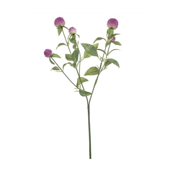 Gomphrena spray 64cm - Lila