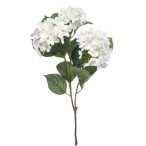 Hydrangea spray x3 100cm - Fehér