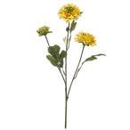 Dahlia spray x3 60cm - Sárga