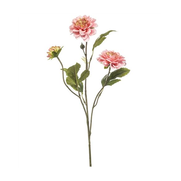 Dahlia spray x3 60cm - Világos rózsaszín