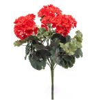 Geranium bush x15  (UV/időjárás álló) 41cm - Piros