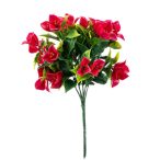 Bougainvillea bush x6 (UV/időjárás álló) 30cm - Piros