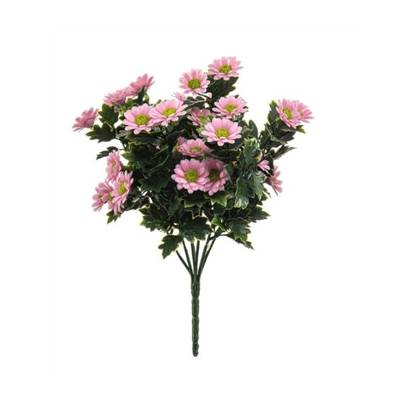 Daisy bush x7 28cm (UV és időjárás álló) - Rózsaszín