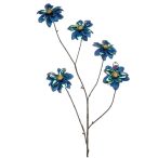 Dahlia spray x5 110cm - Kék