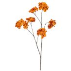 Hydrangea spray x6 85cm - Orange