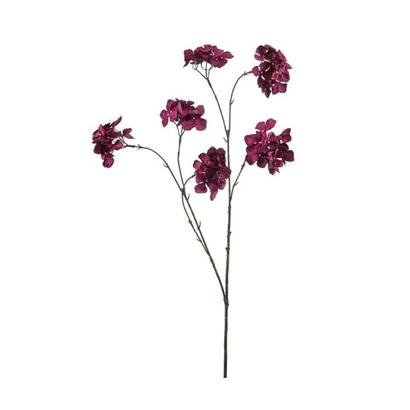 Hydrangea spray x6 85cm - Lila