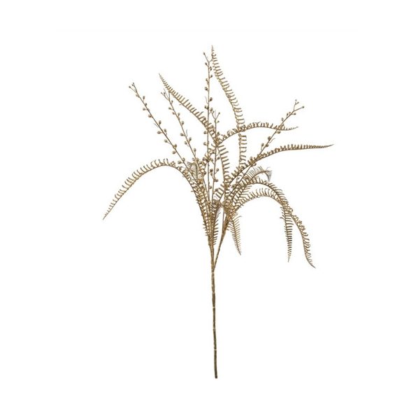 Fern spray x3 78cm - Arany