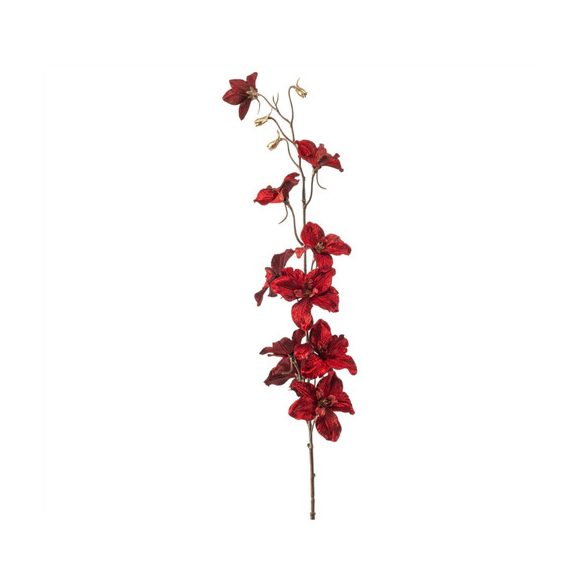 Delphinium velvet spray 85cm - Piros